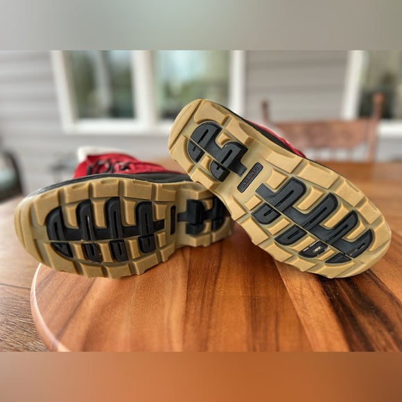 Lands’ End Red Faux Suede Removable Liners Snow Duck Boots Boys Size 3 - Picture 12 of 16